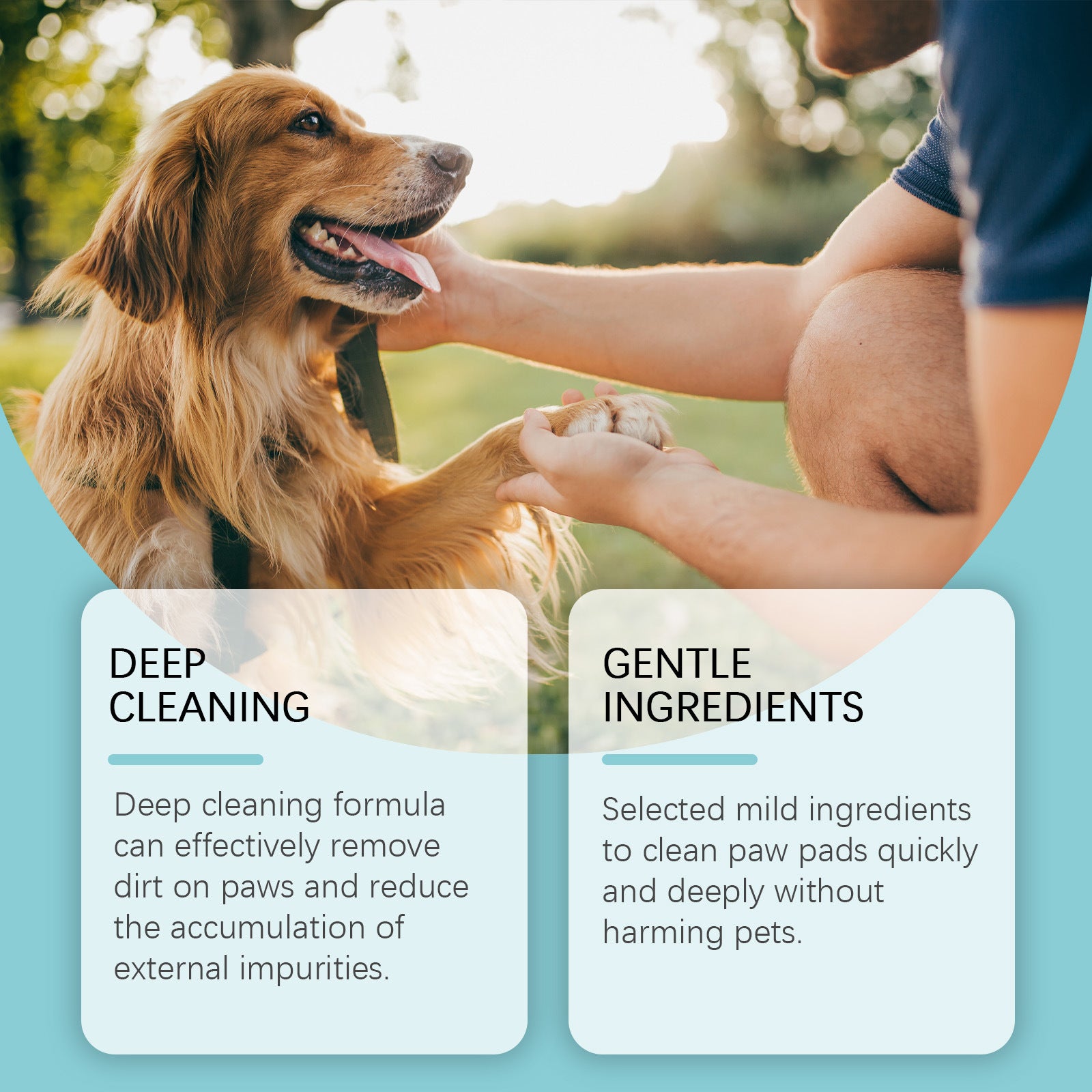 Dogs and Cats Paw Cleaner and Moisturizer