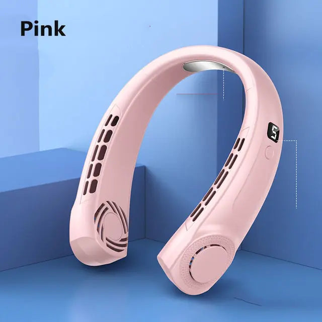 Portable Neck Fan LED Display (Version 3).